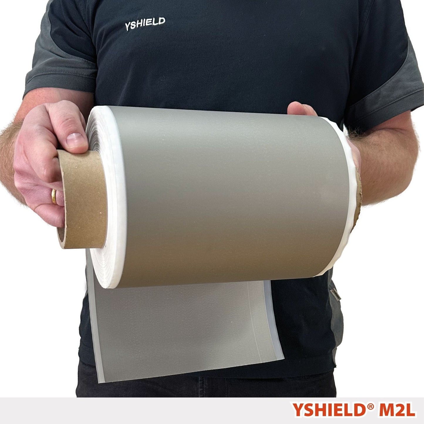 YSHIELD® M2L | Magnetic field shielding foil laminated | Width 21 cm | 1 Meter