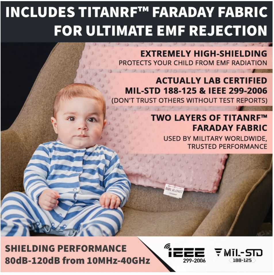 MISSION DARKNESS RADIATION SHIELDING BABY BLANKET - Schild
