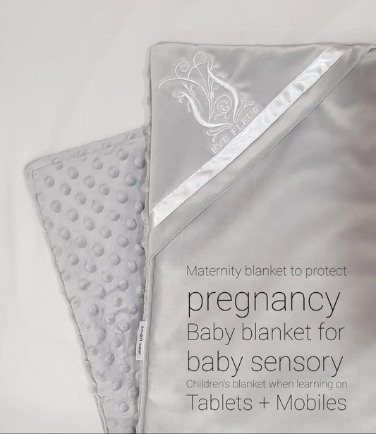 Eve Fleur - EMF RF Shielding Minky Dot Sensorial Blanket - Schild