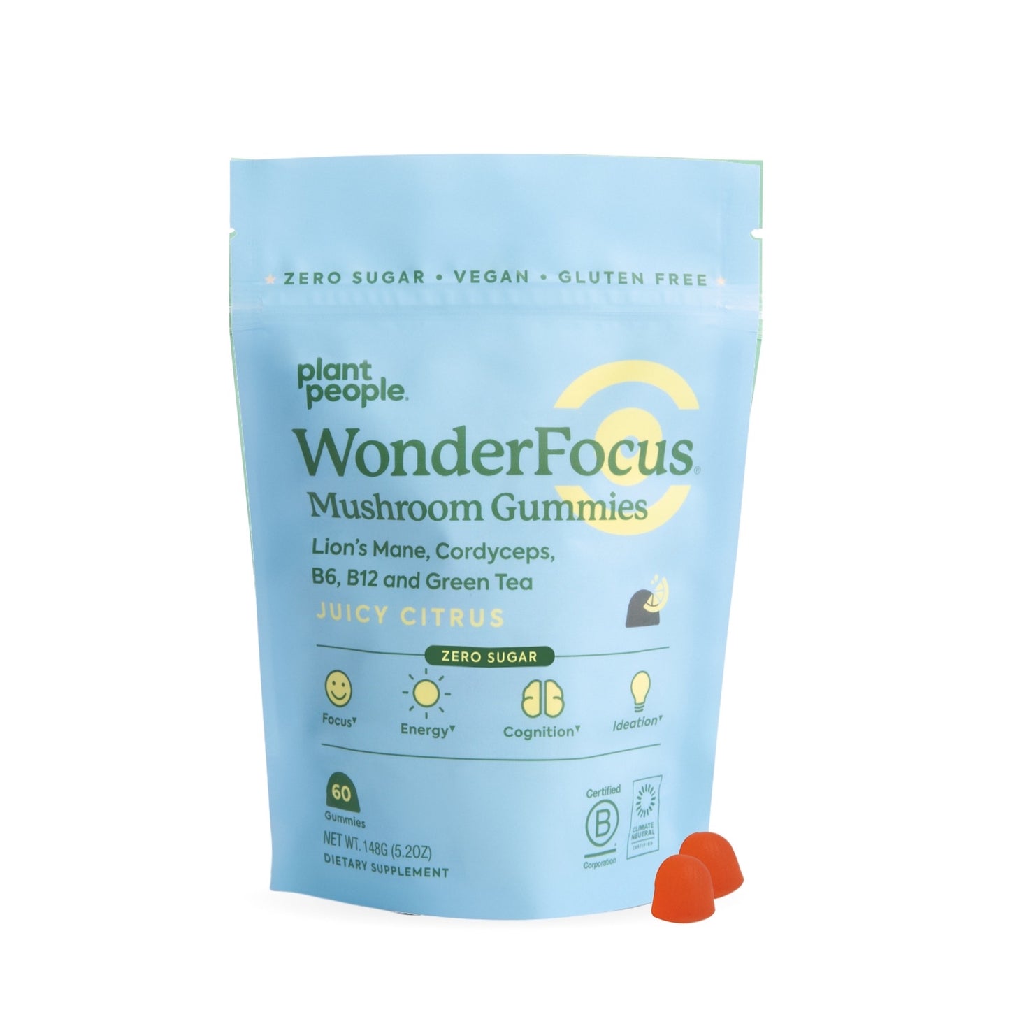 WonderFocus Mushroom Gummies - Schild