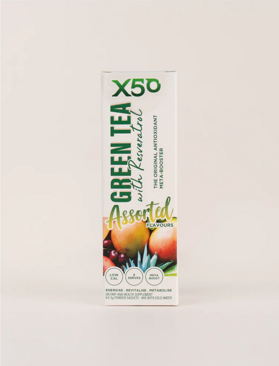X50 Assorted Green Tea - 18 Serve With Resveratrol - Schild