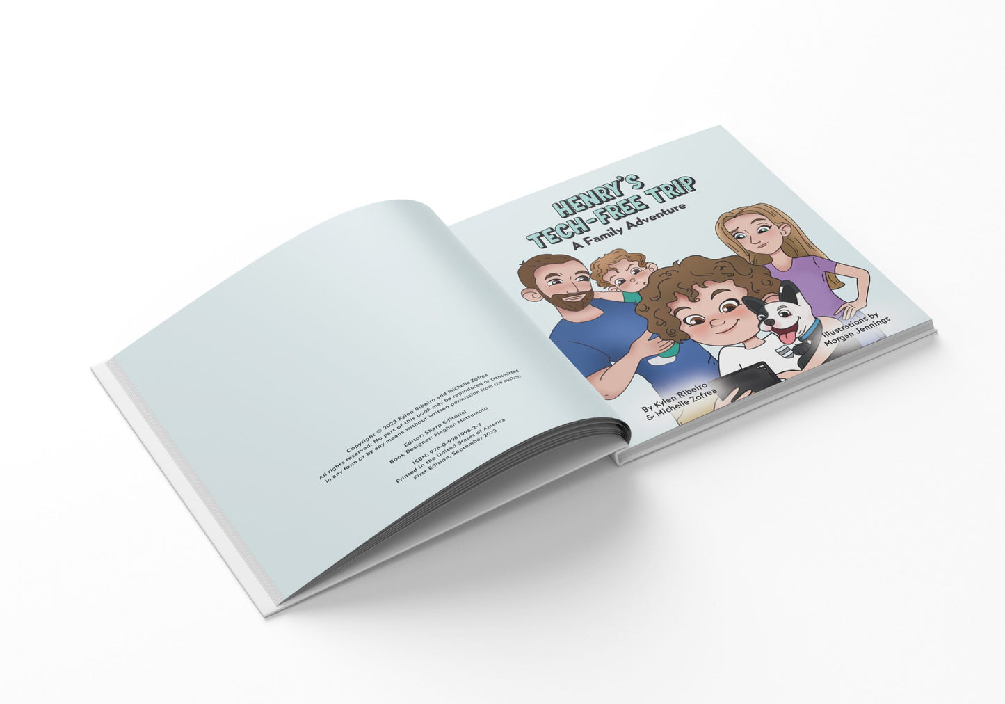 Henry’s Tech Free Trip – Children’s Book - Schild