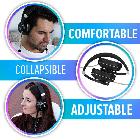 Defender Shield EMF Radiation-Free Air Tube Over-Ear Headphones