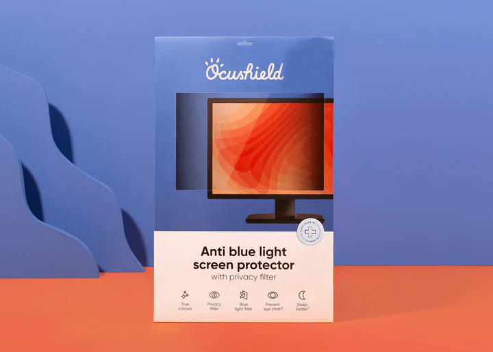 Ocushield - Anti Blue Light Screen Protector For Laptops, Monitors and PCs with privacy filter