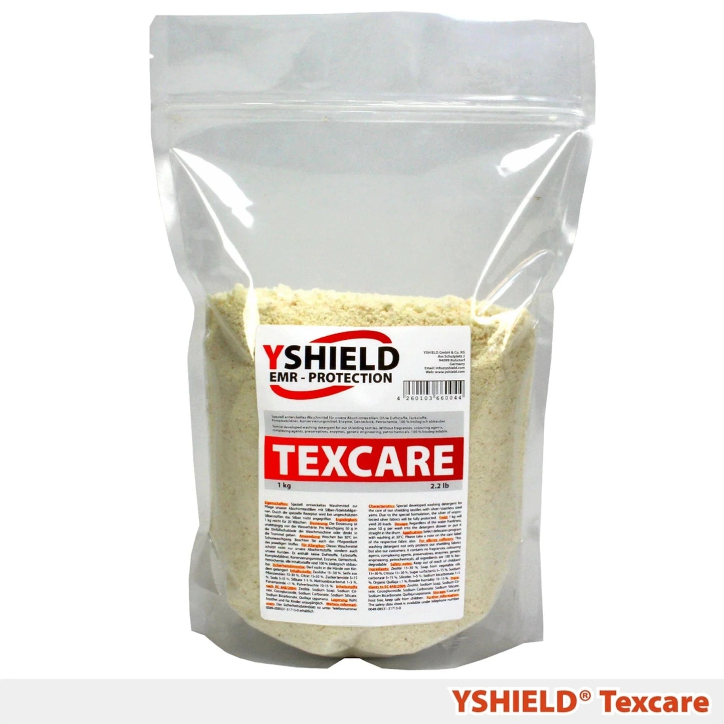 YSHIELD® Powder detergent TEXCARE for shielding fabrics | 1 kg