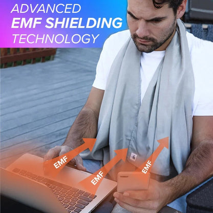 DefenderShield EMF Radiation Protection Scarf - Schild