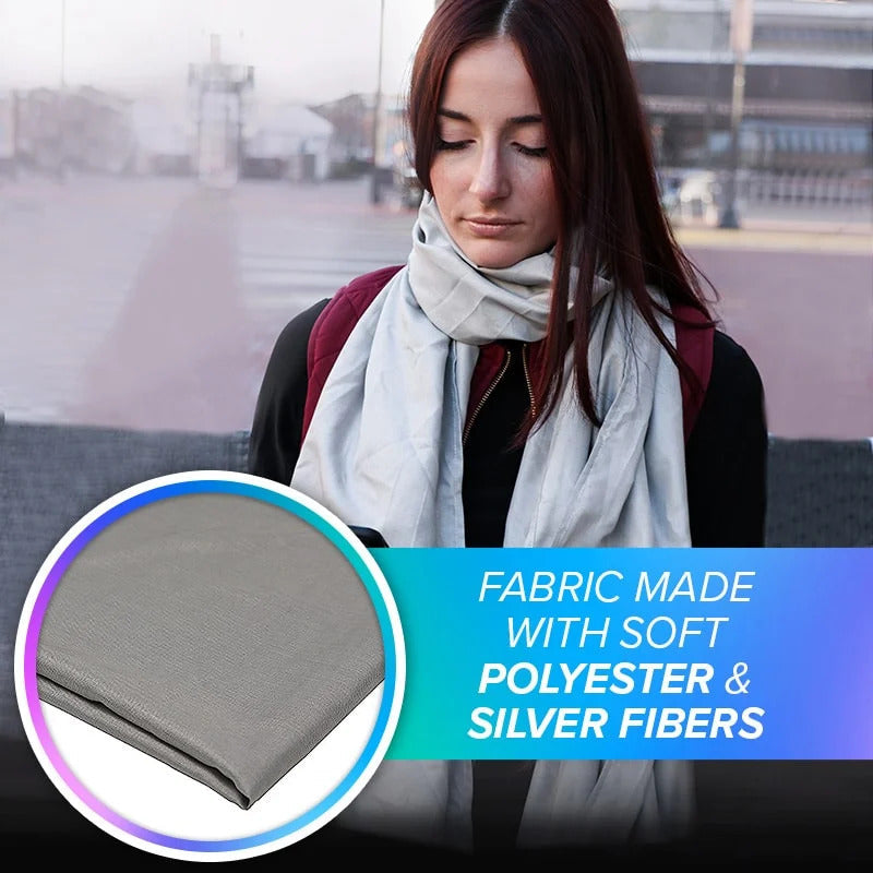 DefenderShield EMF Radiation Protection Scarf - Schild