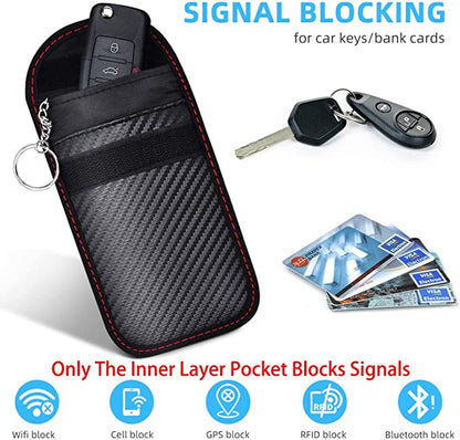 Aus Security Products - Water-resistant RF Blocking Key Fob Faraday Pouch - Schild