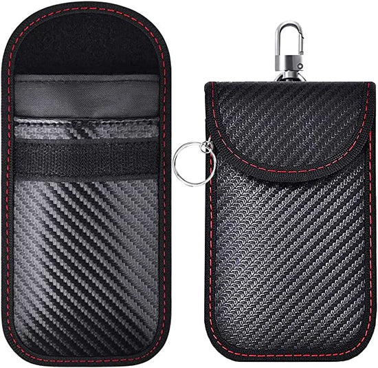 Mini Faraday Bag Car Key Signal Blocker Case 2x PACK Keyless Entry Fob Pouch  NEW
