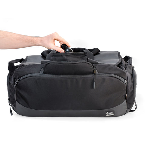 MISSION DARKNESS™ DISCONNECT FARADAY DUFFEL BAG - Schild