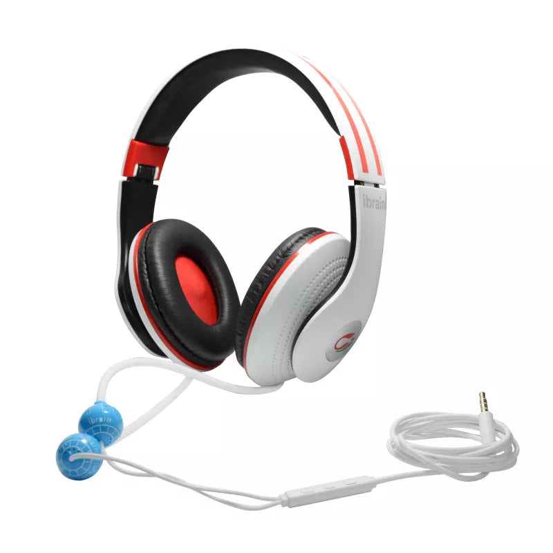 ibrain Wired EMF Protection Air Tube Headset - Schild