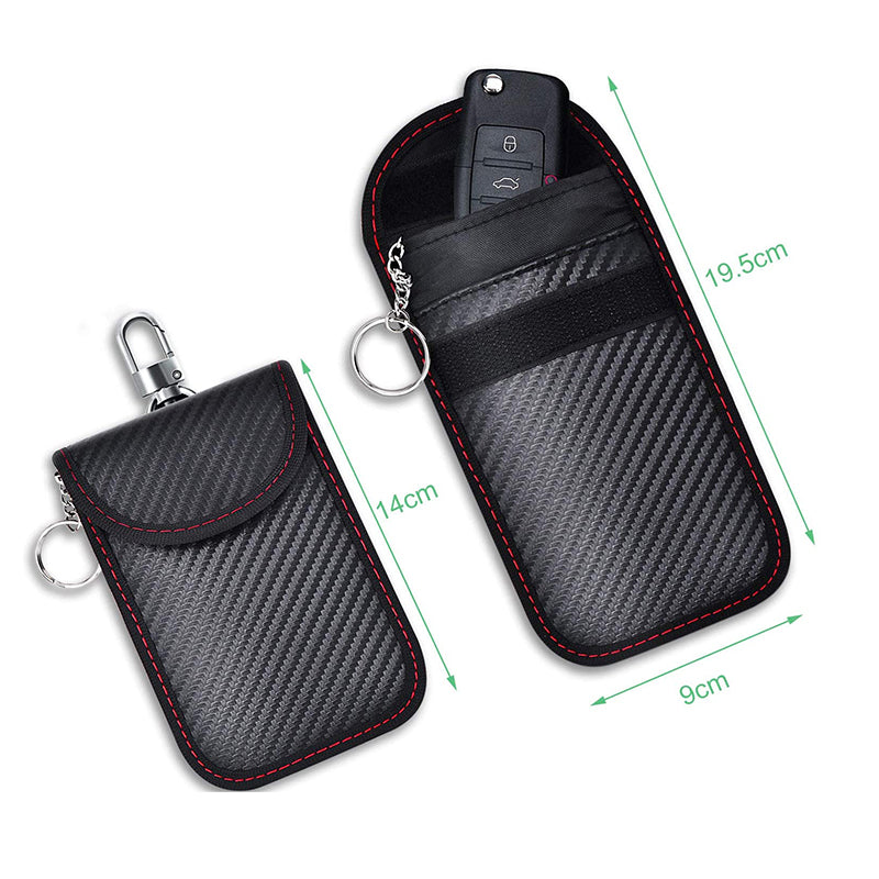 Aus Security Products - Water-resistant RF Blocking Key Fob Faraday Pouch - Schild