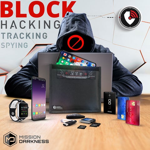 MISSION DARKNESS FARADAY BAG FOR PHONES NON WINDOW - Schild