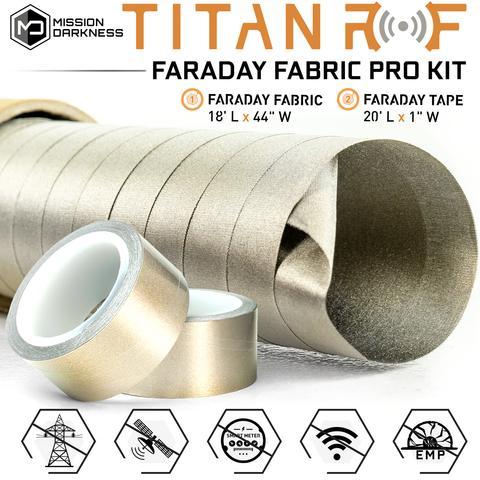 Mission Darkness TitanRF Faraday Tape // High-Shielding Conductive