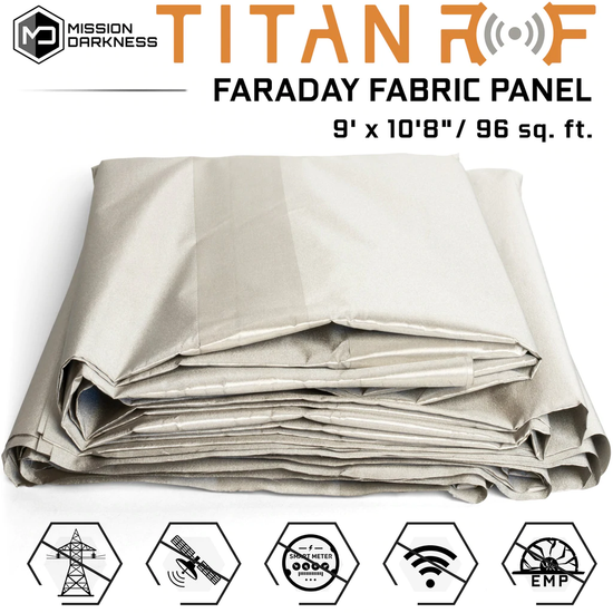 Mission Darkness™ TitanRF Faraday Fabric Panel - Schild