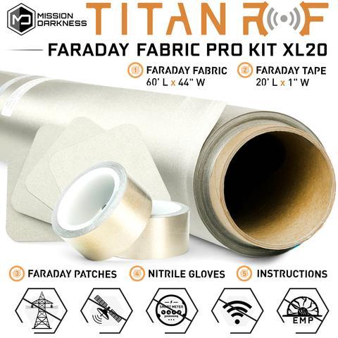 Mission Darkness™ TitanRF Faraday Fabric Panel Demonstration