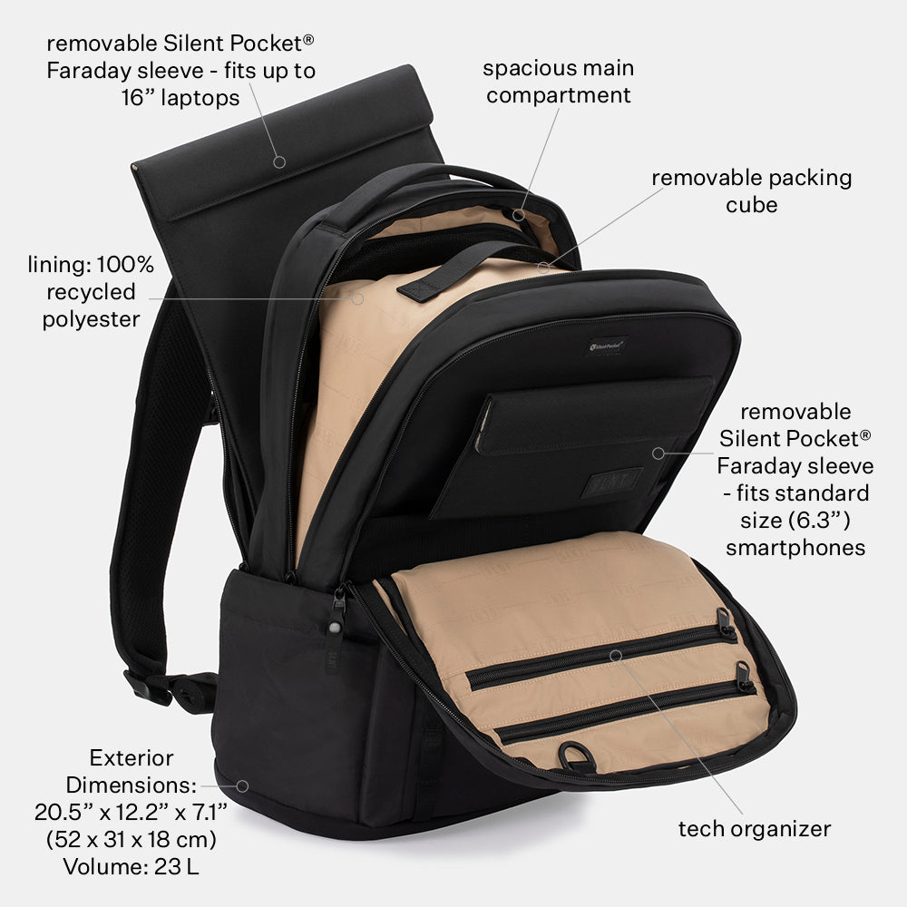 SLNT E3 Faraday Backpack - Schild