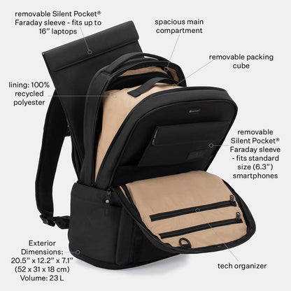 SLNT E3 Faraday Backpack - Schild