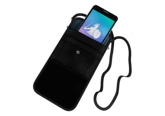 DefenderShield ConcealShield Cell Phone Faraday Travel Bag – EMF + RFID Blocking Privacy Pouch - Schild