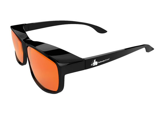 Defender Shield - Blue Light Blocking Glasses – Universal Fitover Series - Schild