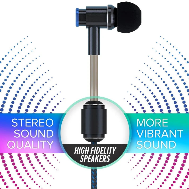 DefenderShield EMF Radiation-Free Earbuds Air Tube Stereo Headphones - Schild