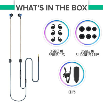 DefenderShield EMF Radiation-Free Earbuds Air Tube Stereo Headphones - Schild