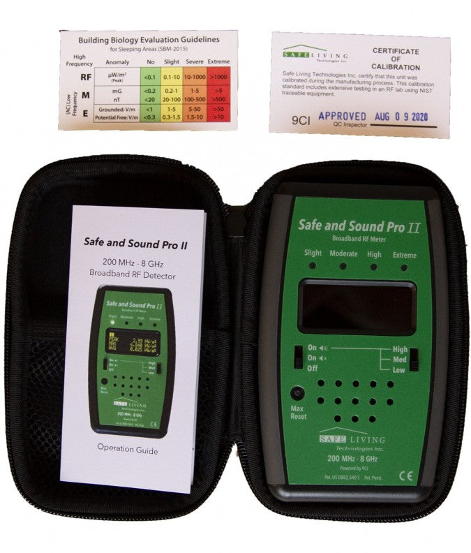 Safe and Sound Pro ll RF Meter - Schild