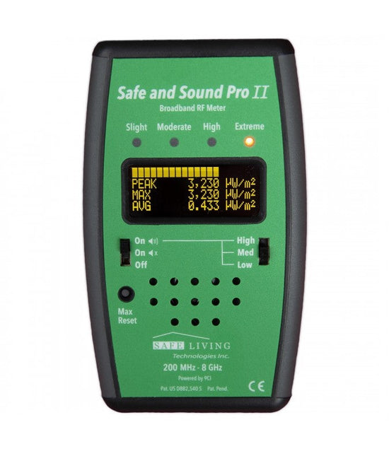 Safe and Sound Pro ll RF Meter - Schild