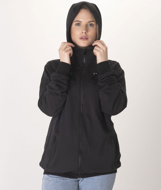 Leblok EMF Protective Unisex Zipped Hoodie - Schild