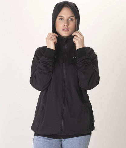 Leblok EMF Protective Unisex Zipped Hoodie - Schild
