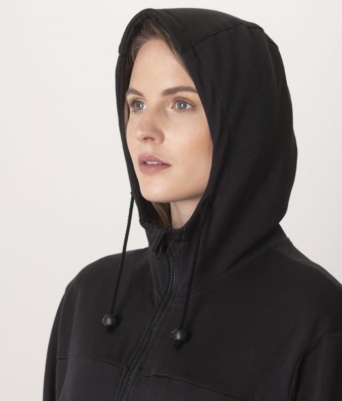 Leblok EMF Protective Unisex Zipped Hoodie - Schild