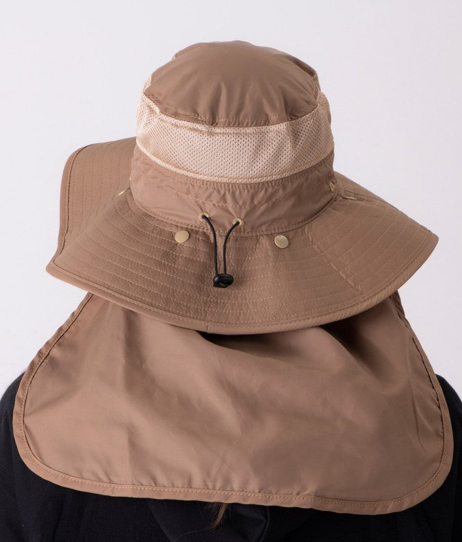 Leblok EMF Shielding Safari Hat with 100% UV Protection - Schild