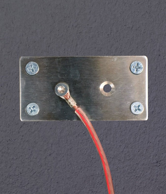 EMF Grounding Plate - Schild