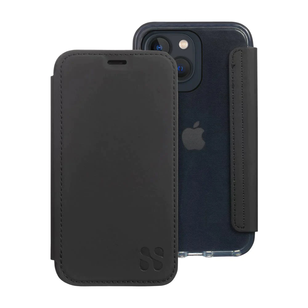 DefenderShield EMF Protection & 5G Anti Radiation iPhone 12/12 Pro Case -  RFID Blocking EMF Shield Detachable Wallet Case Purple