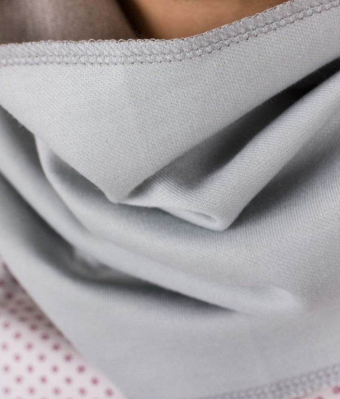 Leblok EMF Protective Hooped Scarf (Grey) - Schild