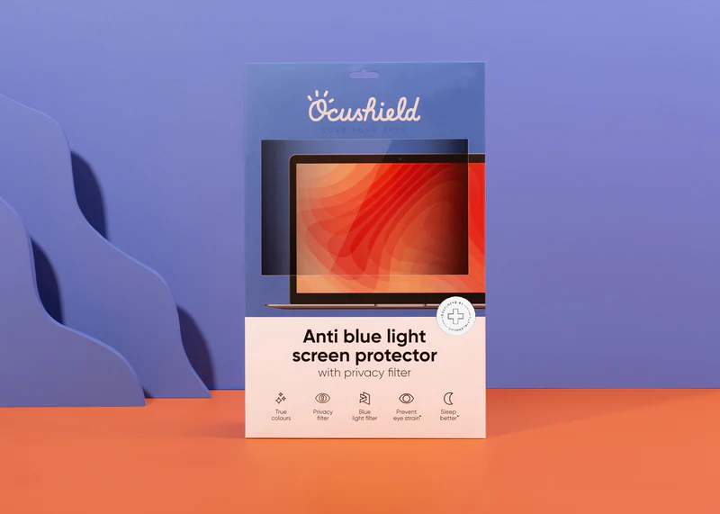 Ocushield - Anti Blue Light Filter for MacBook Air & Pro With Privacy + Anti-Glare & Anti-Bacterial Technology - Schild