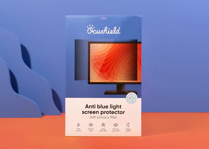 Ocushield - Anti Blue Light Screen Protector For Laptops, Monitors and PCs with privacy filter - Schild