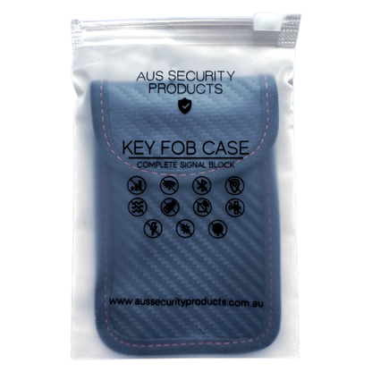 Aus Security Products - Water-resistant RF Blocking Key Fob Faraday Pouch - Schild